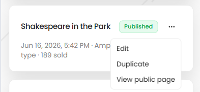 Share your link and sell tickets online